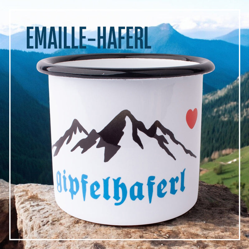 Emaille-Haferl