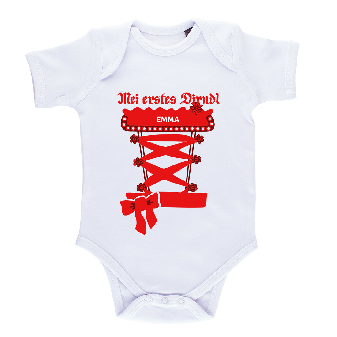 baby-body-dirndl-wunschname-rot