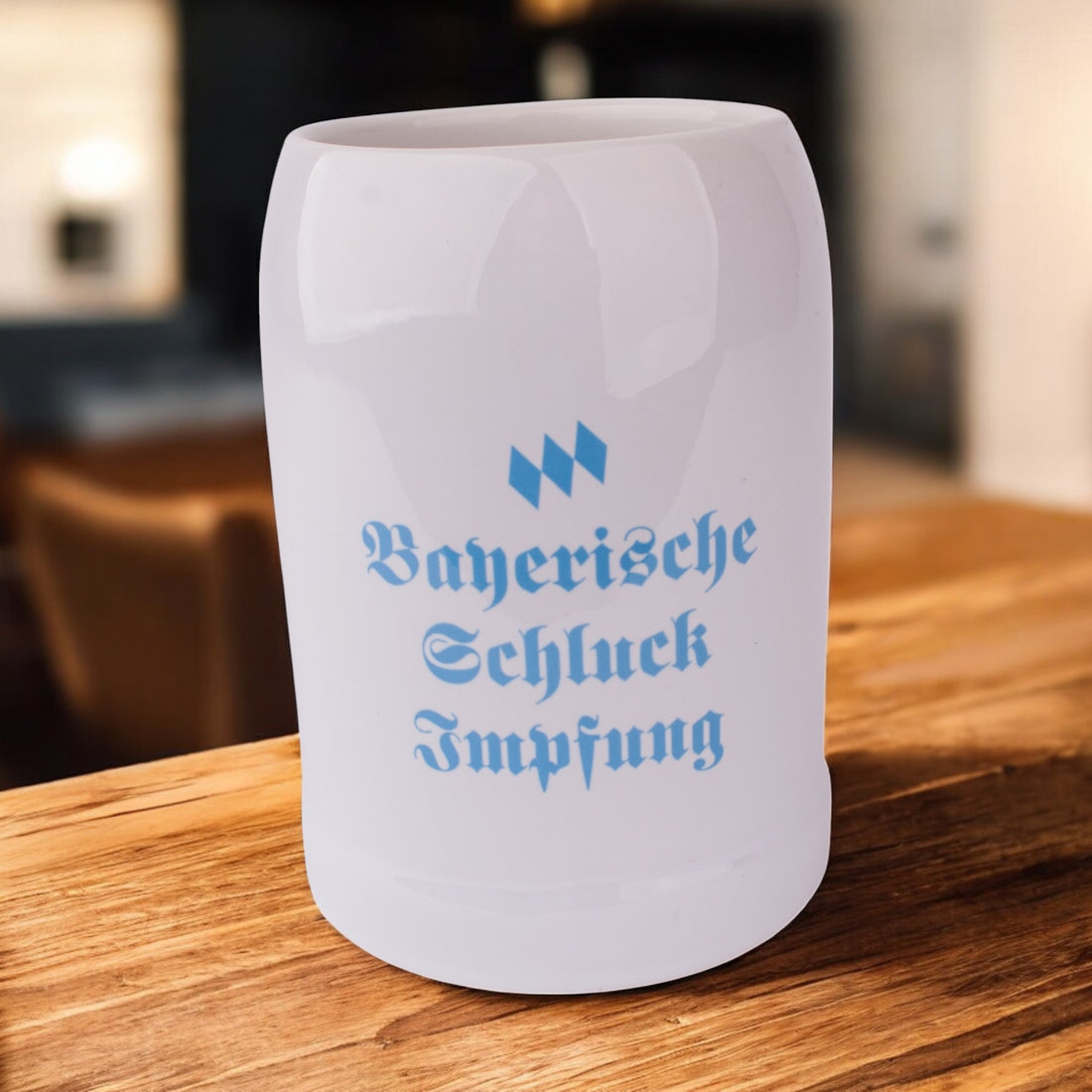 Bierkrug &quot;Bayerische Schluck Impfung&quot;