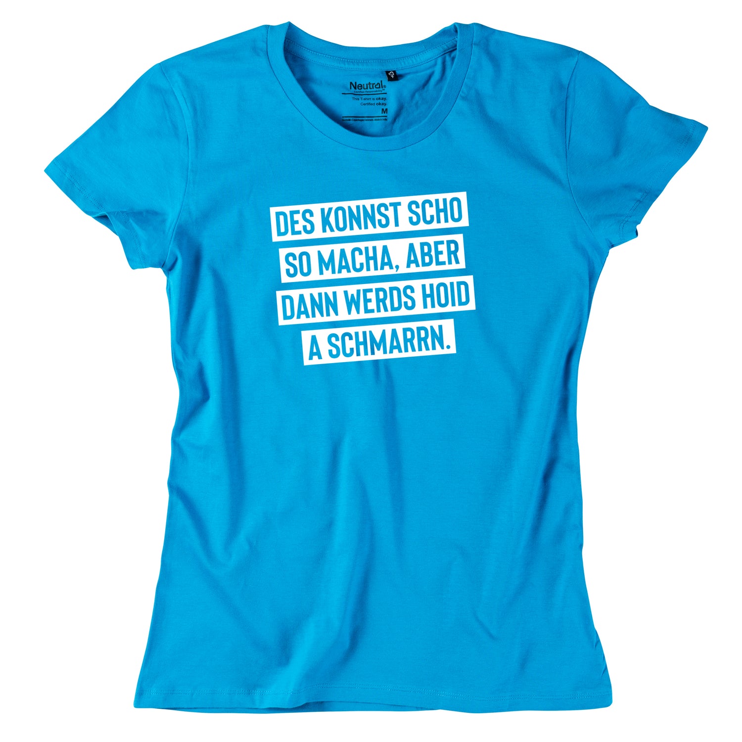 damen-shirt-des-konnst-scho-so-macha-tuerkis