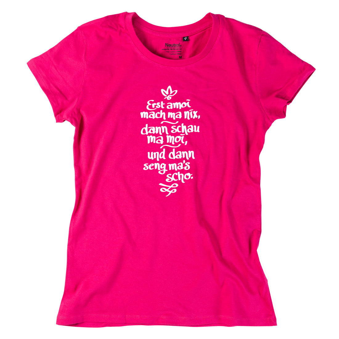 damen-shirt-erst-amoi-mach-ma-nix-pink