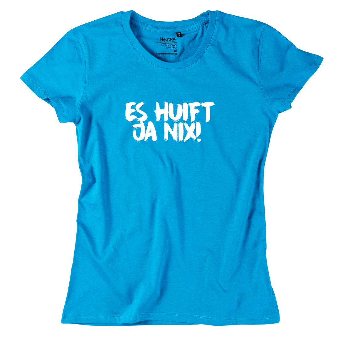 damen-shirt-es-huift-ja-nix-tuerkis