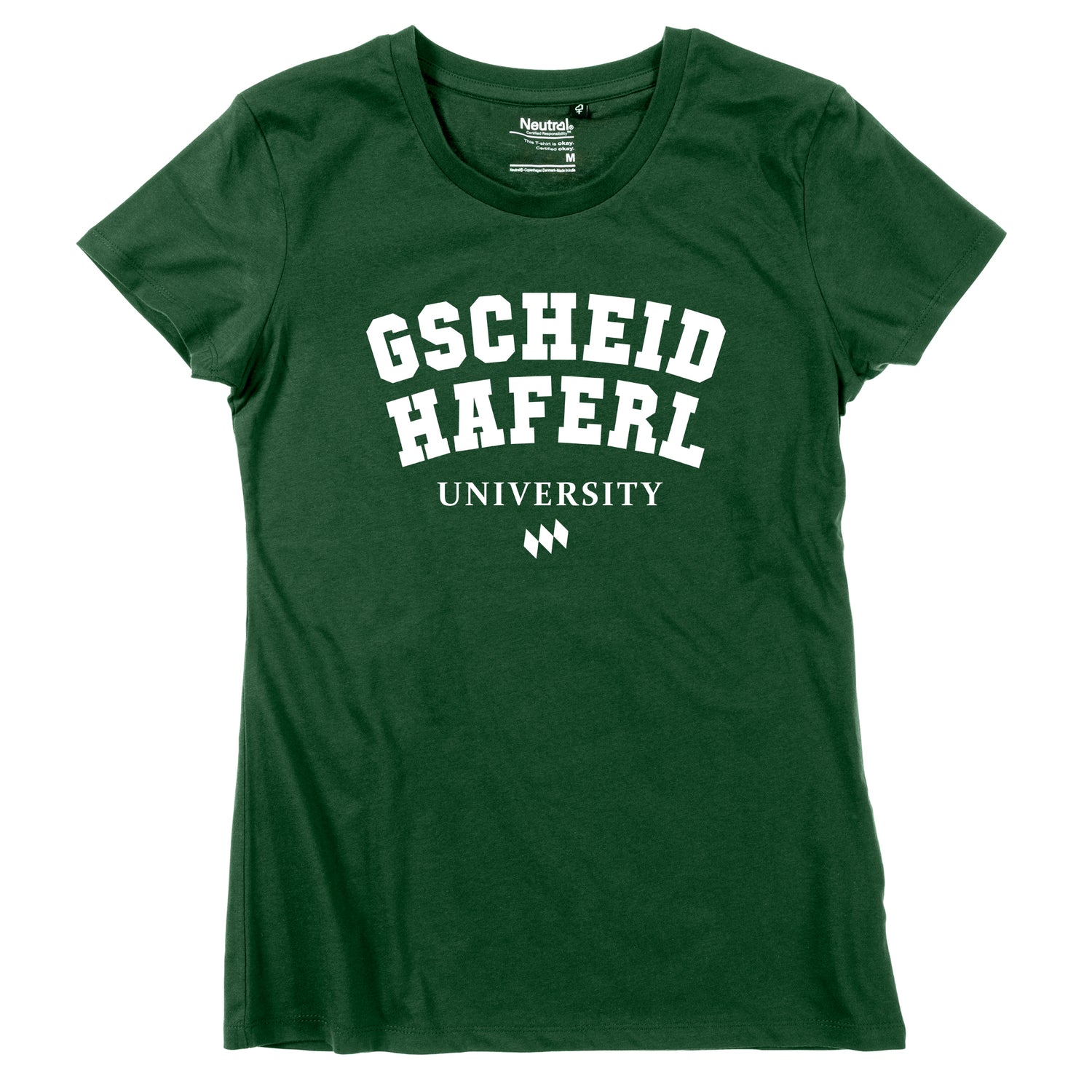 damen-shirt-gscheidhaferl-university-gruen