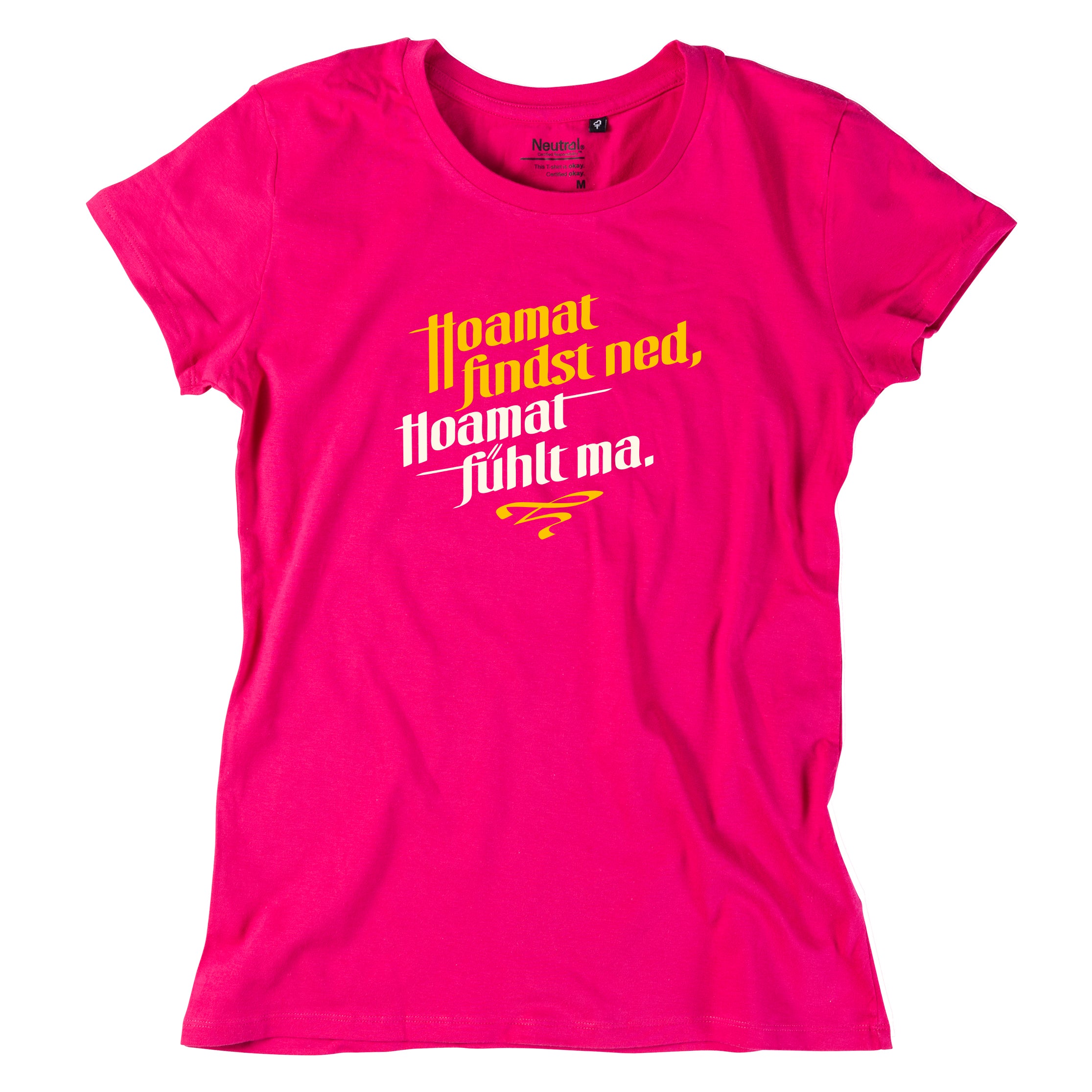 Damen-Shirt &quot;Hoamat fühlt ma&quot;