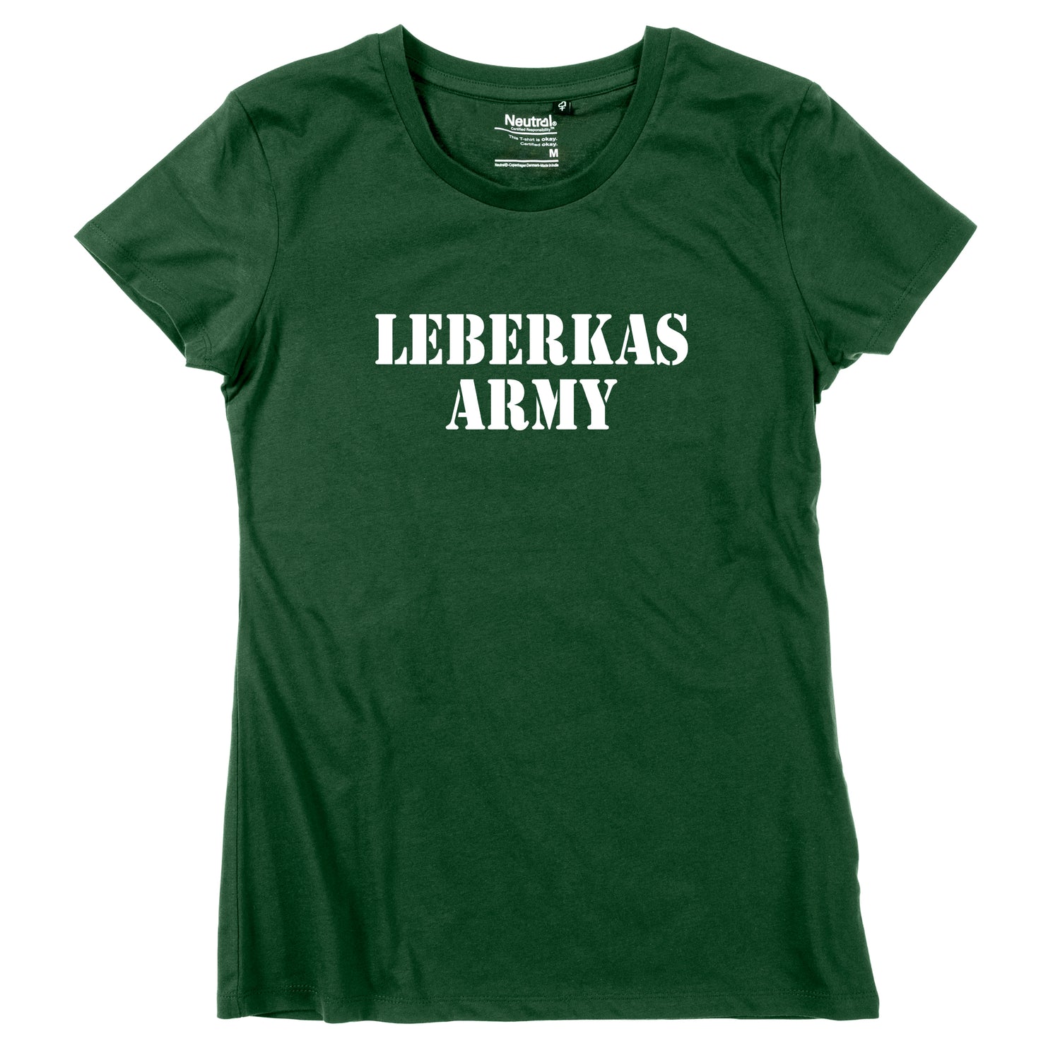 Damen-Shirt &quot;Leberkas Army&quot;