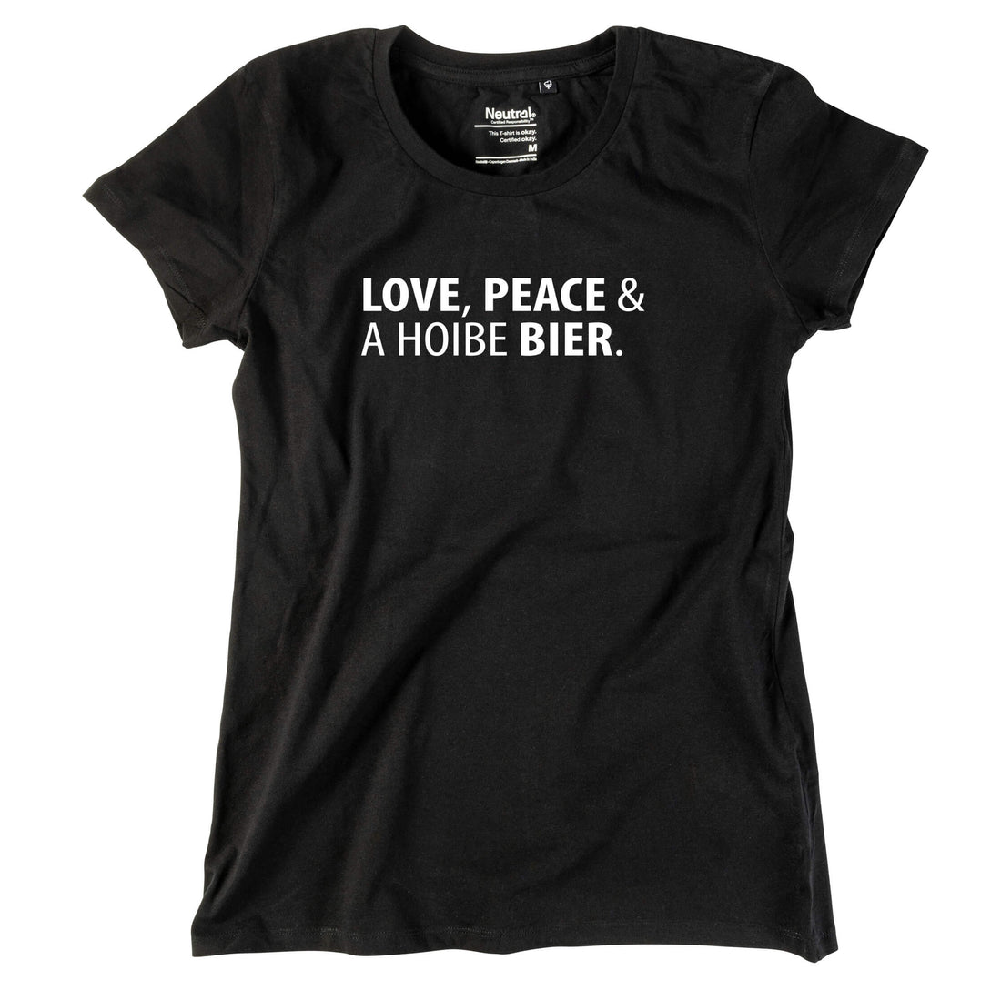 damen-shirt-love-peace-hoibe-bier-schwarz