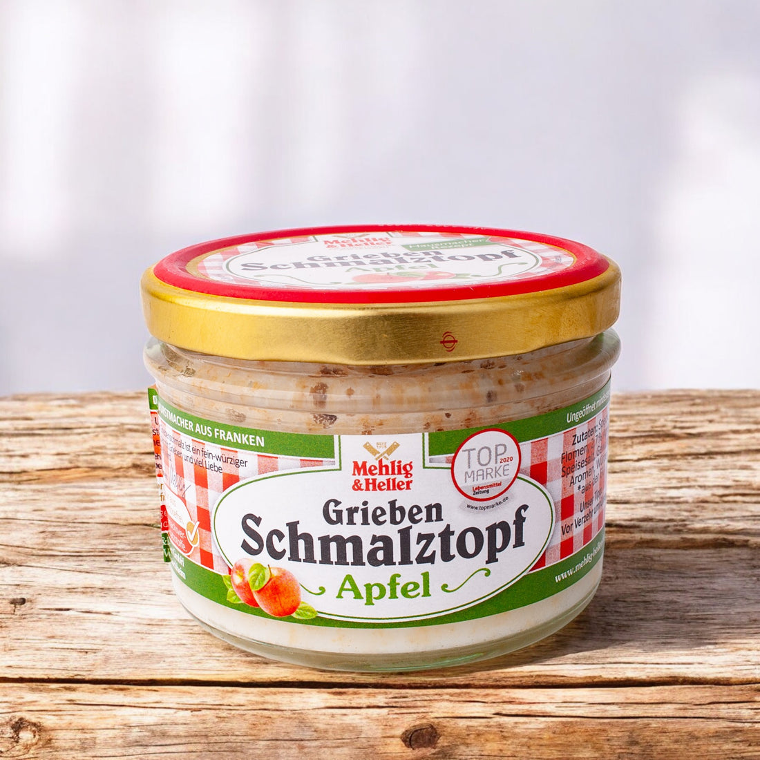 Grieben-Schmalztopf Apfel