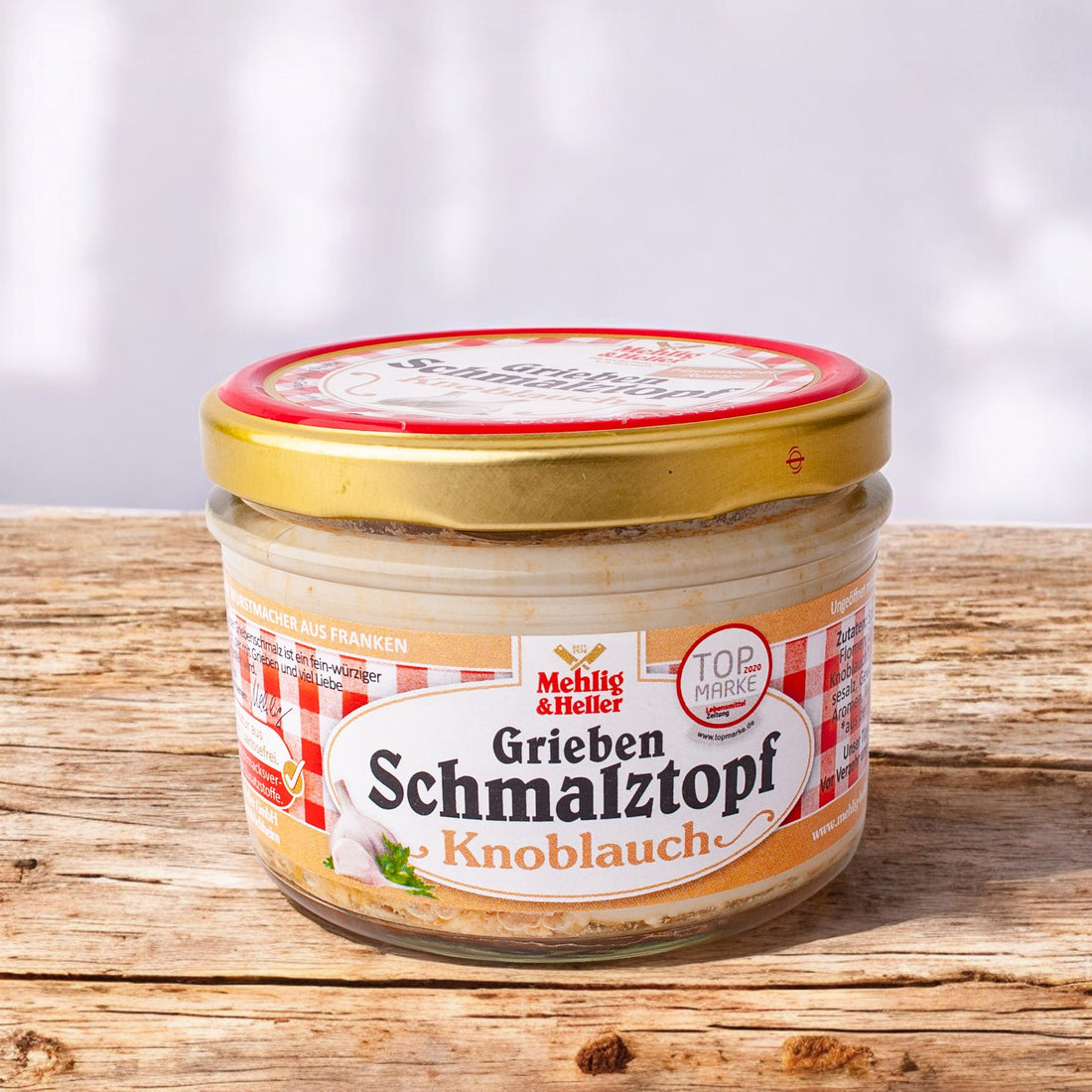 Grieben-Schmalztopf Knoblauch