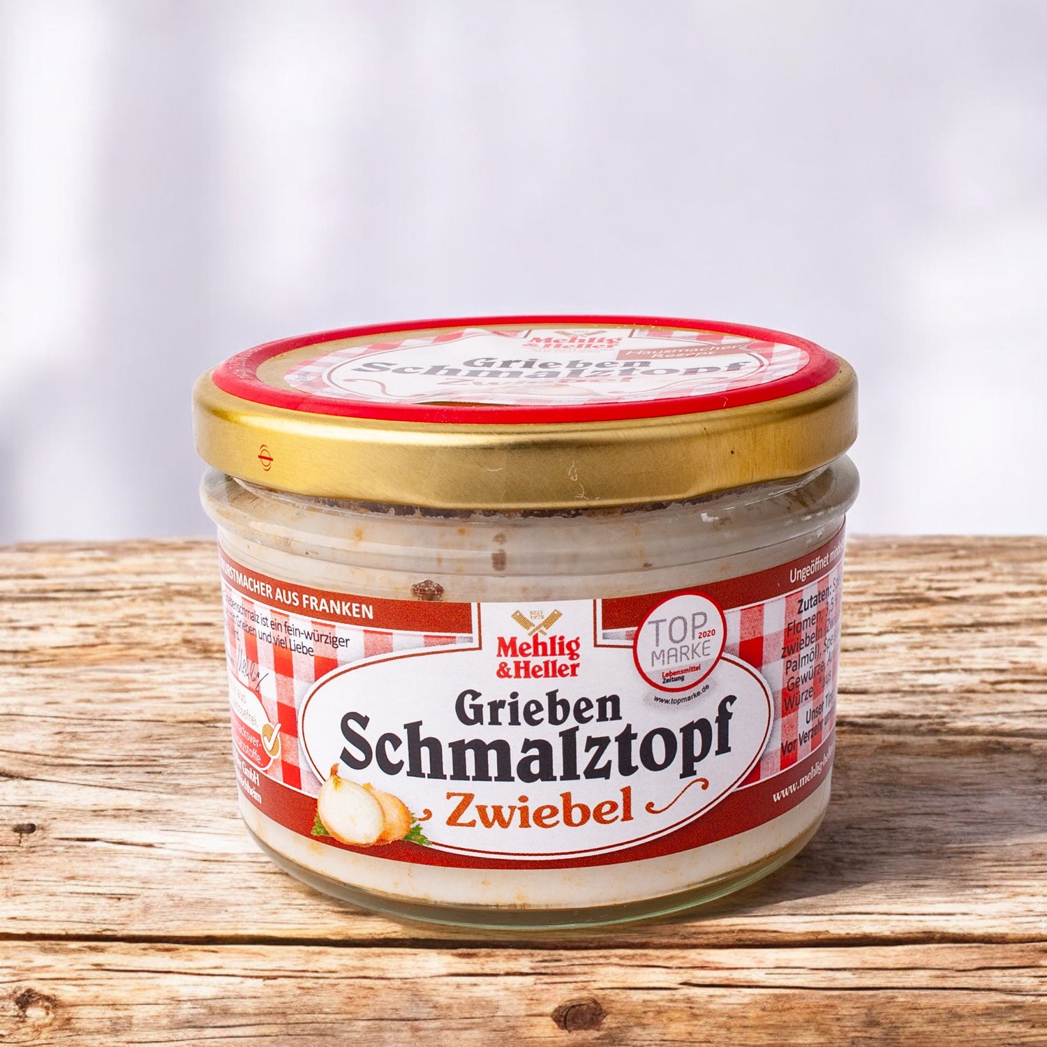 Grieben-Schmalztopf Zwiebel