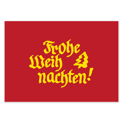 Grußkarte &quot;Frohe Weihnachten&quot;