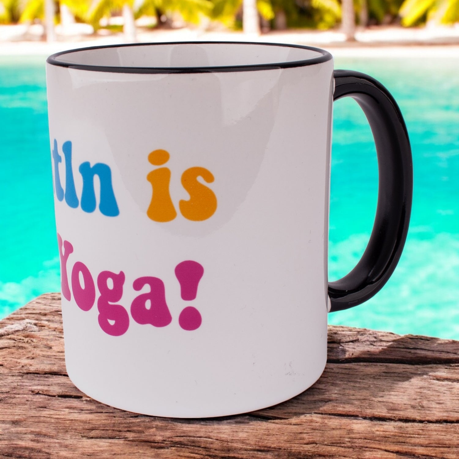 Tasse &quot;Grantln is mei Yoga!&quot;