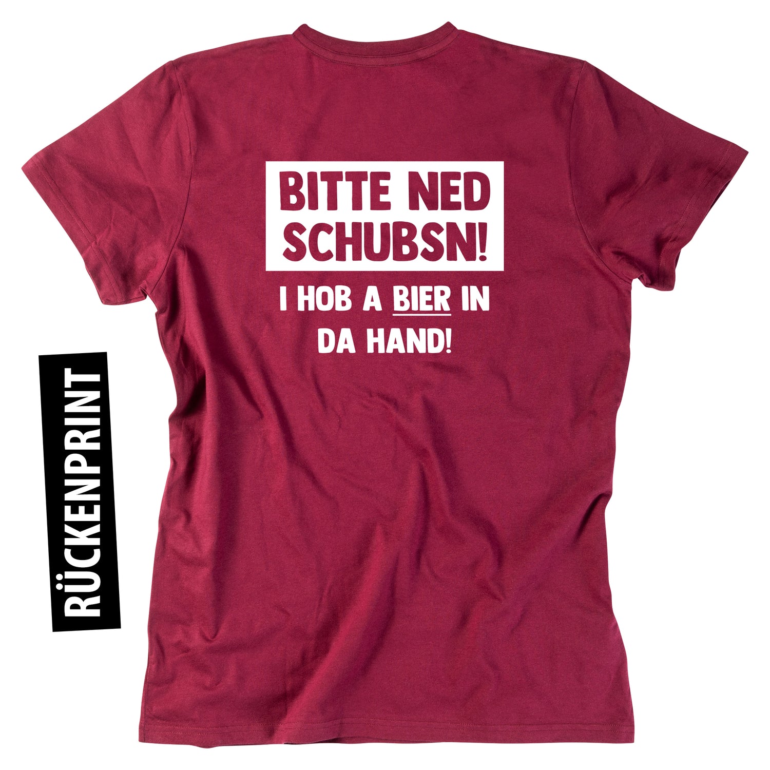 herren-shirt-bitte-ned-schubsn-bier-in-da-hand-borde