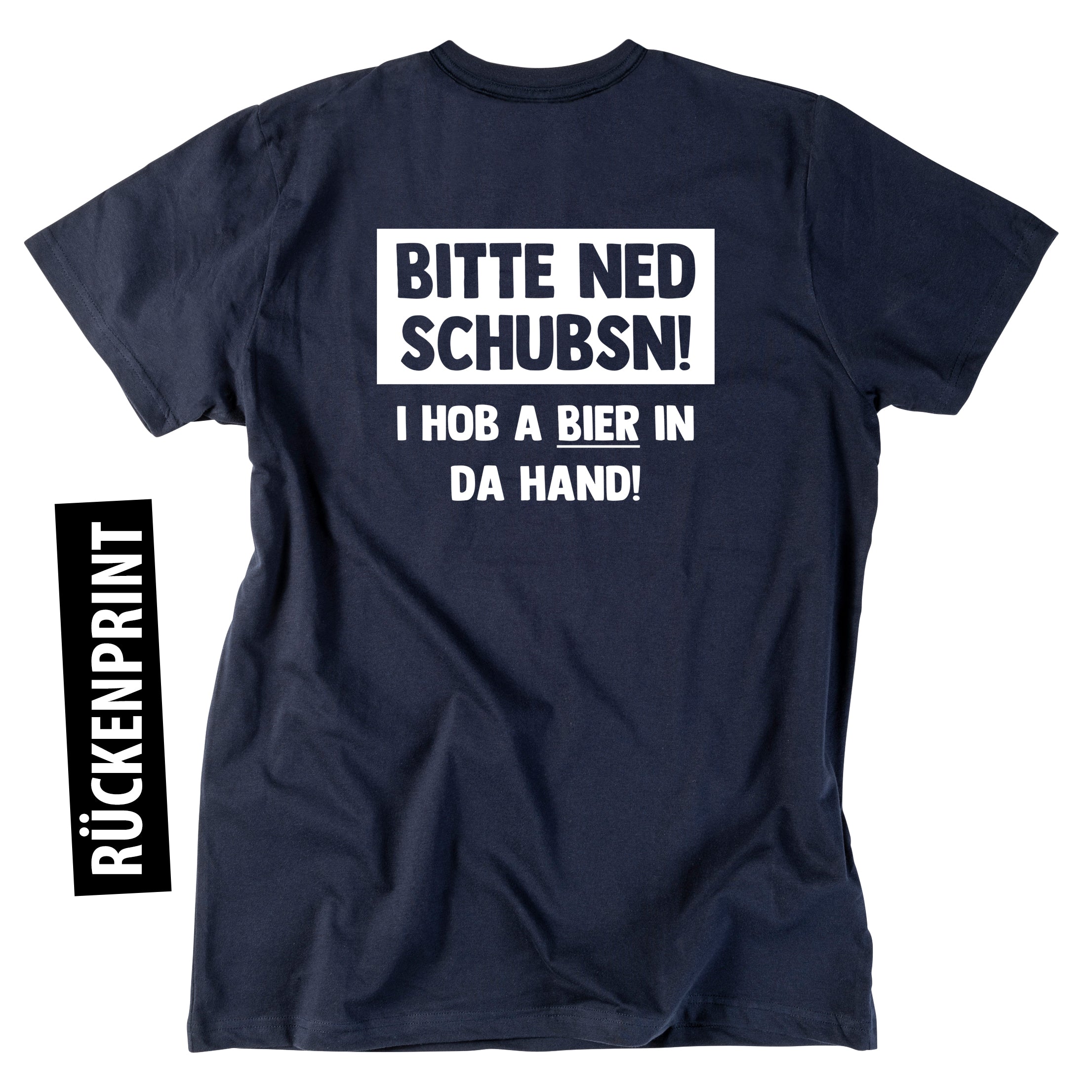 herren-shirt-bitte-ned-schubsn-bier-in-da-hand-navy