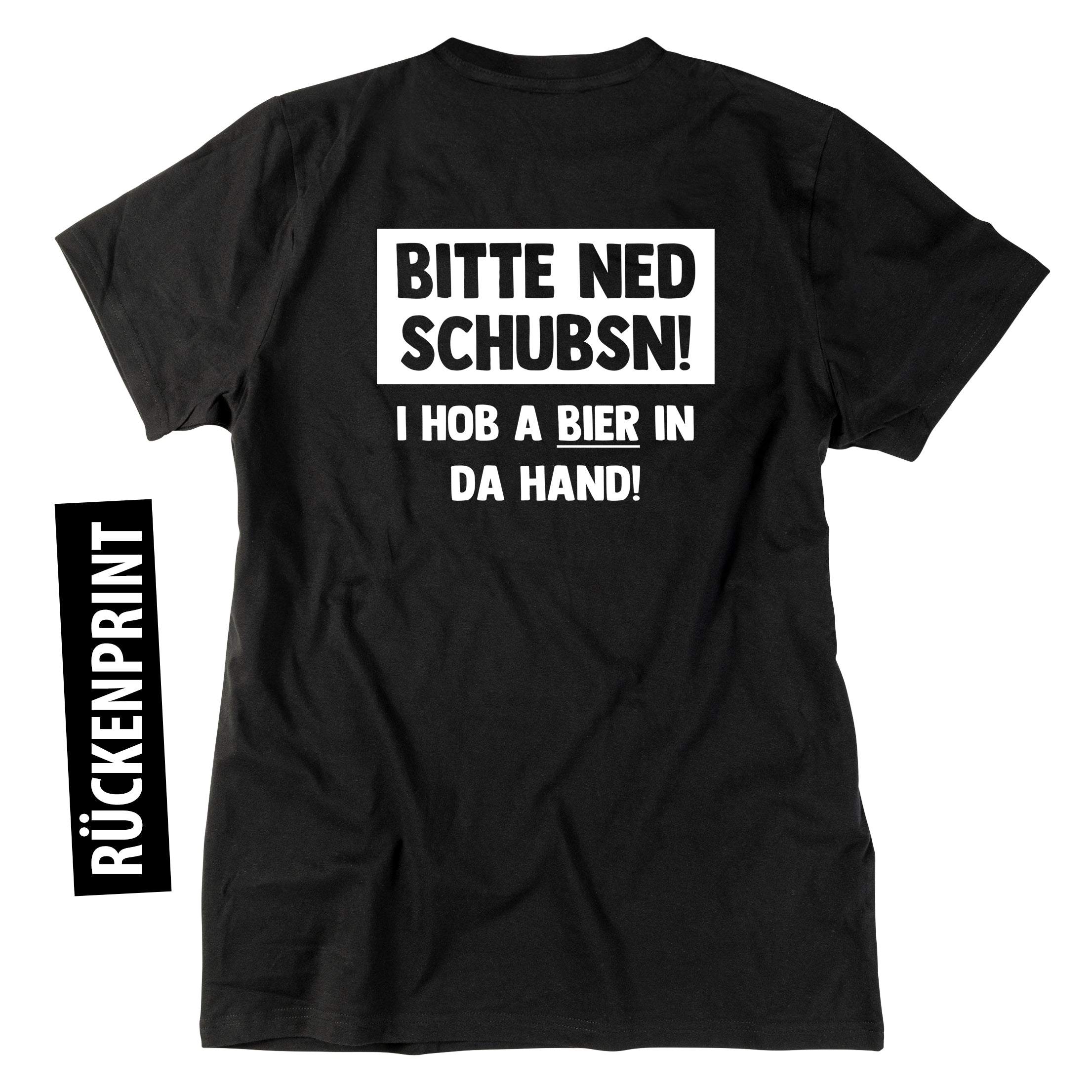 herren-shirt-bitte-ned-schubsn-bier-in-da-hand-schwarz