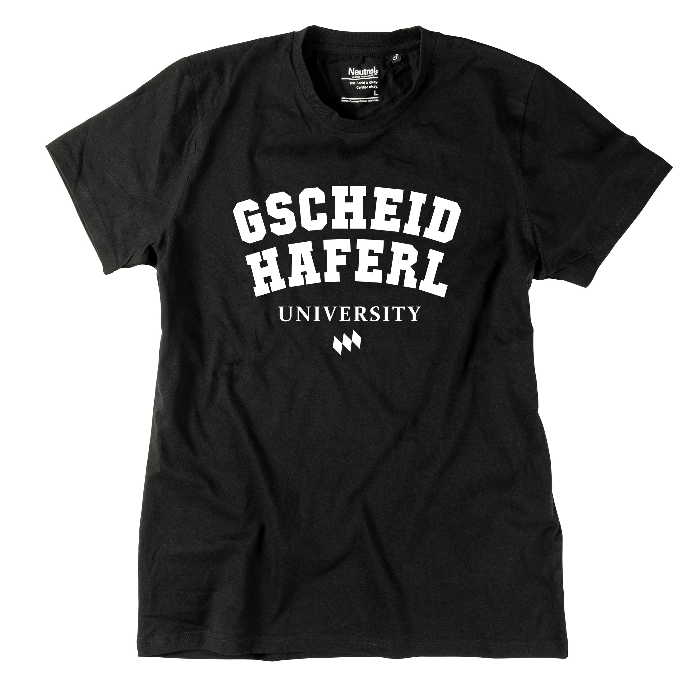 herren-shirt-gscheidhaferl-university-schwarz