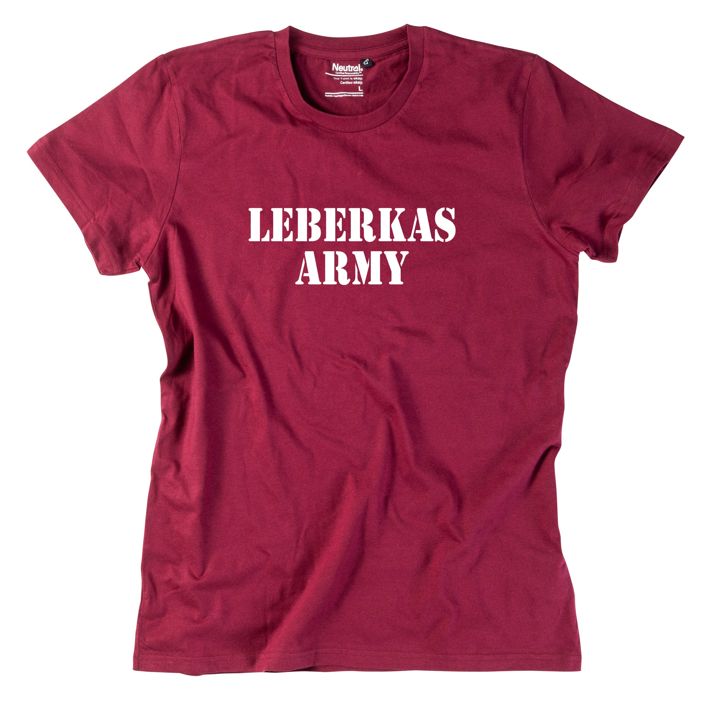 Herren-Shirt &quot;Leberkas Army&quot;