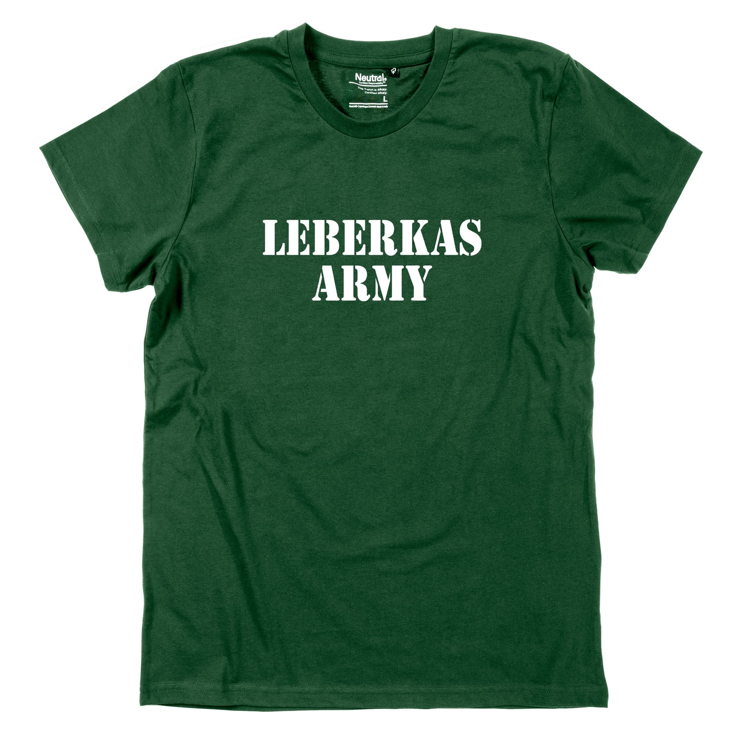 Herren-Shirt &quot;Leberkas Army&quot;