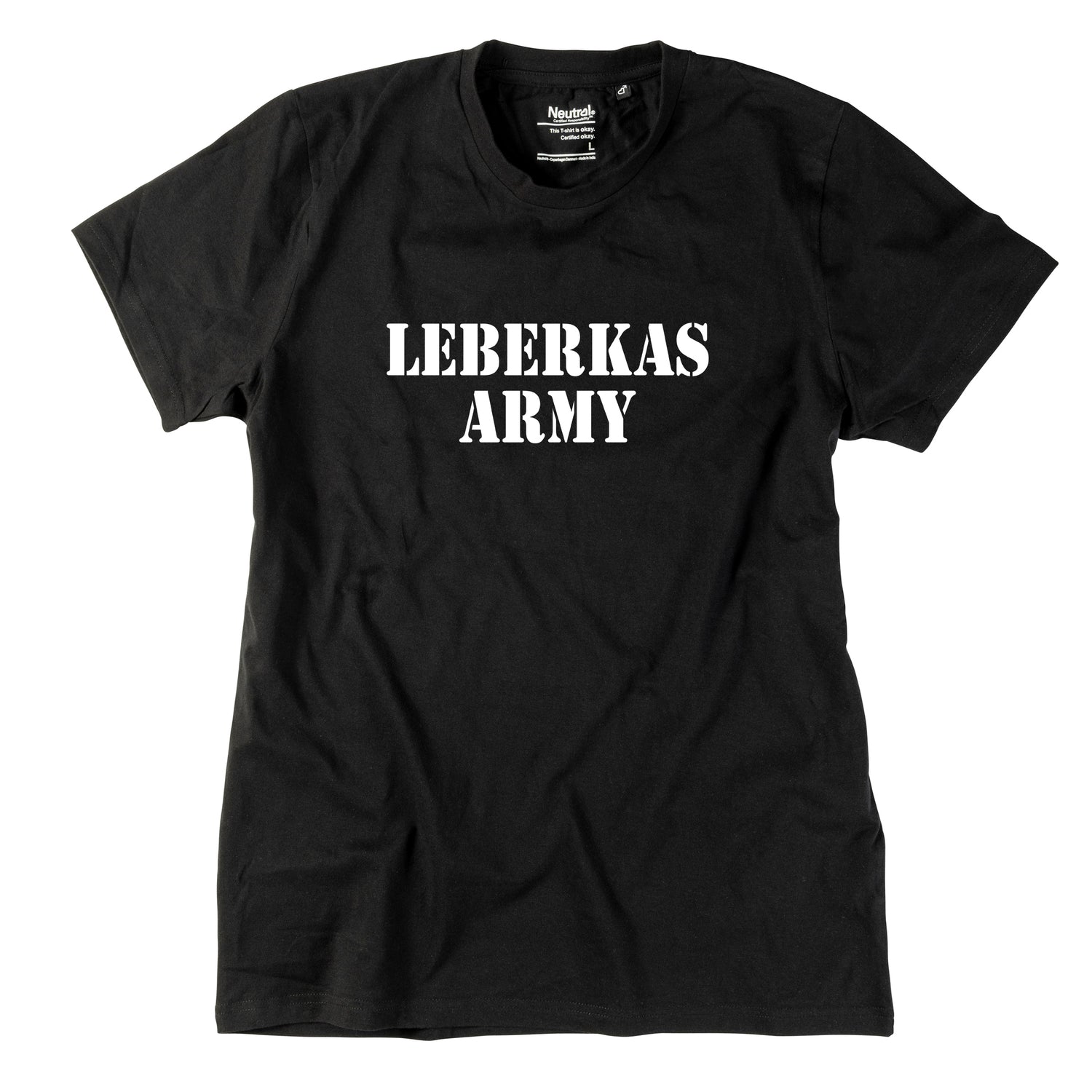 Herren-Shirt &quot;Leberkas Army&quot;