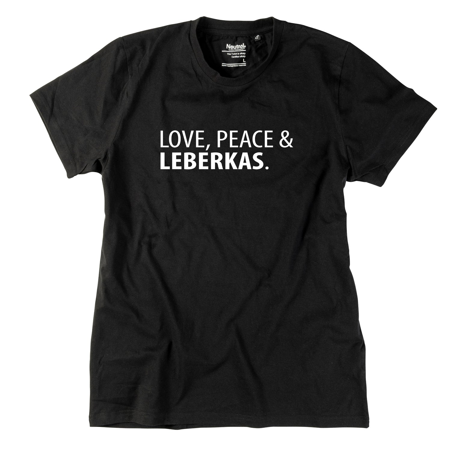 herren-shirt-love-peace-leberkas-schwarz