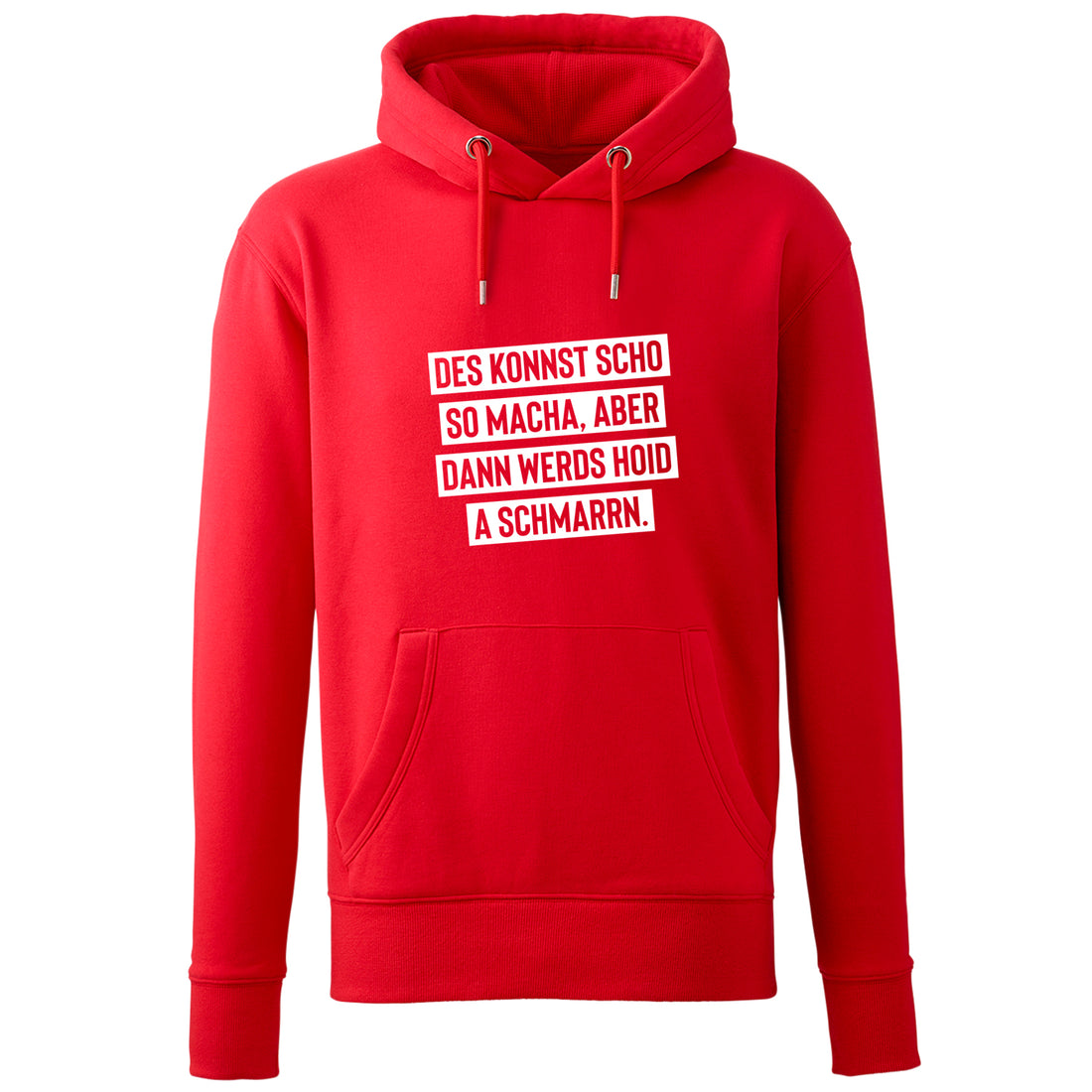 hoodie-des-konnst-scho-so-macha-rot