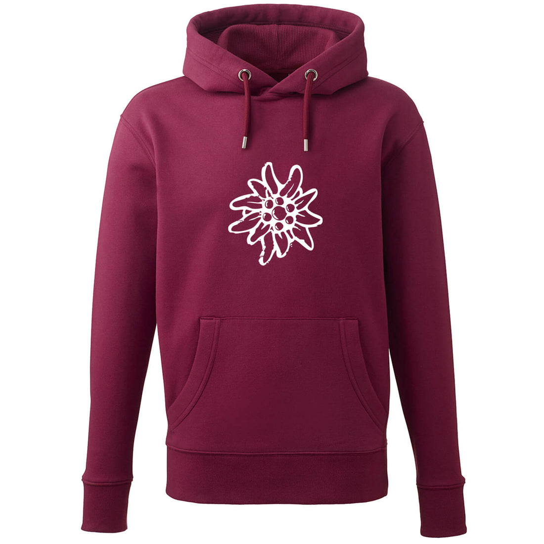 hoodie-edelweiss-bordeaux