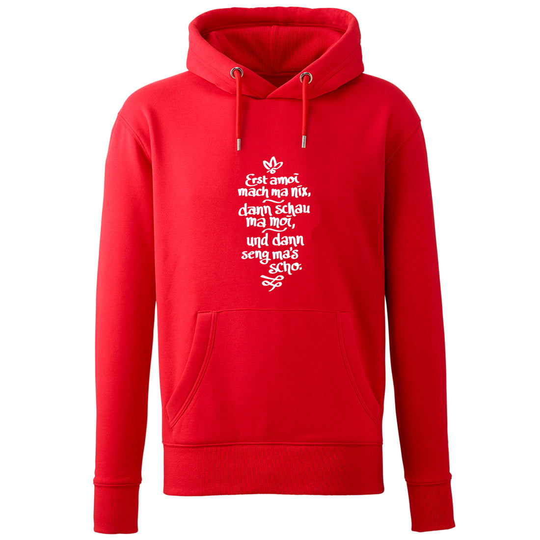 hoodie-erst-amoi-mach-ma-nix-rot