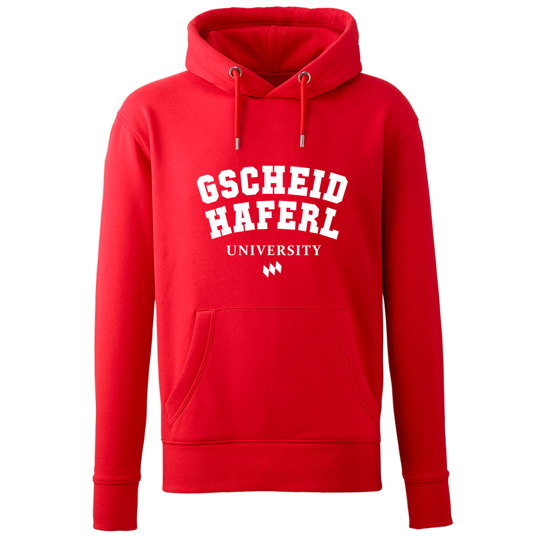 hoodie-gscheidhaferl-university-rot