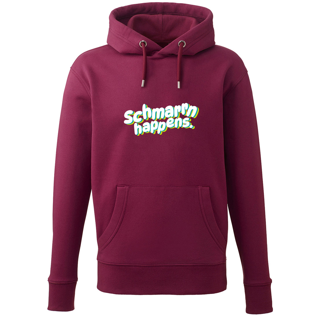 Hoodie &quot;schmarrn happens&quot;