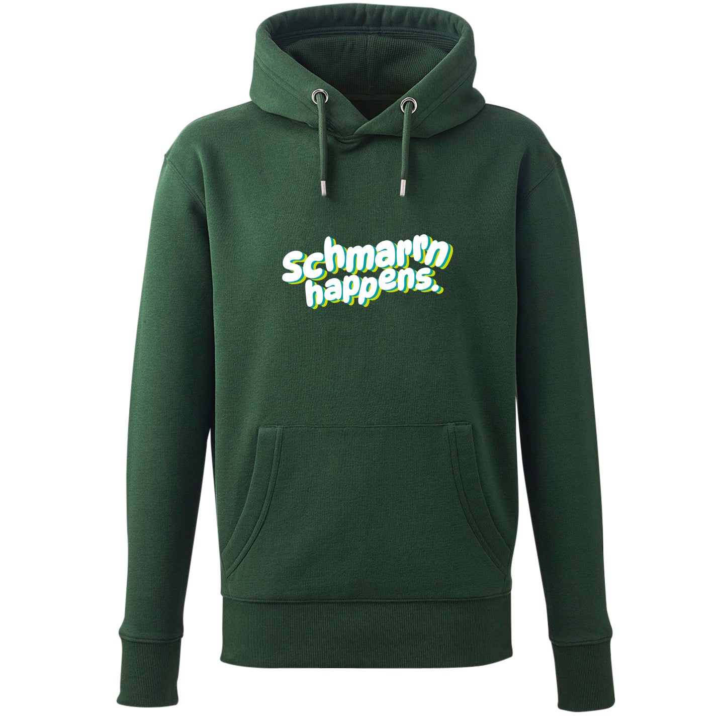 Hoodie &quot;schmarrn happens&quot;