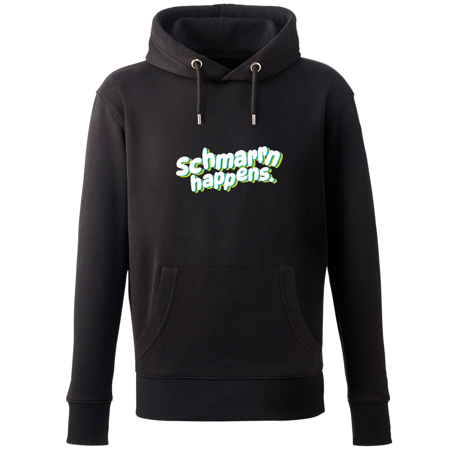 Hoodie &quot;schmarrn happens&quot;