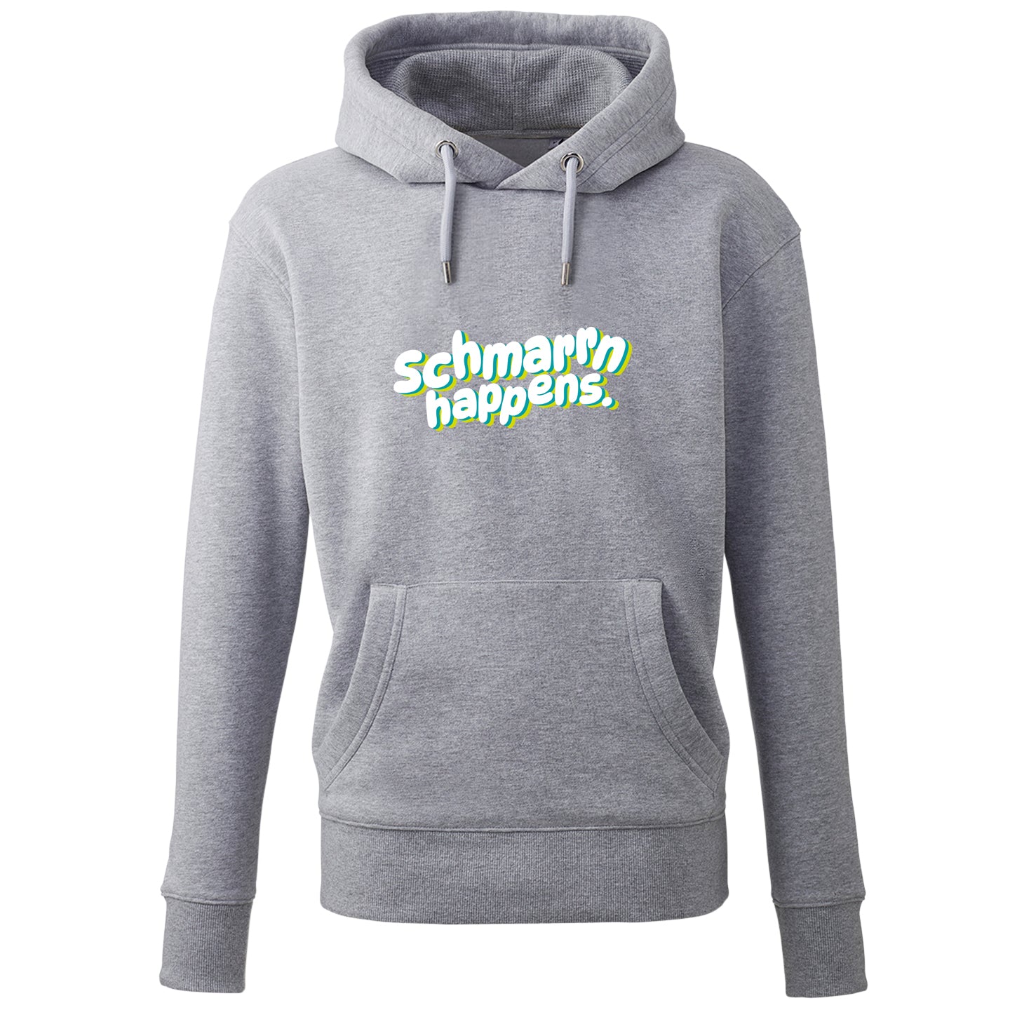 Hoodie &quot;schmarrn happens&quot;