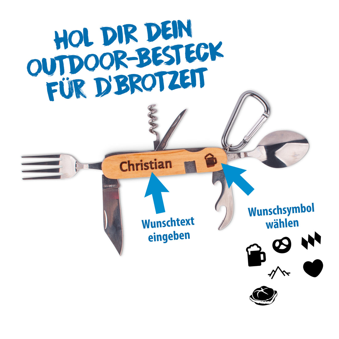 Outdoor Brotzeit-Besteck