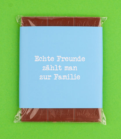 Schokolade &quot;Echte Freunde&quot;