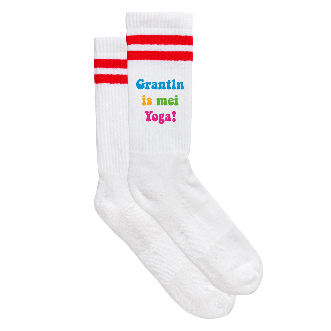 Sportsocken &quot;Grantln is mei Yoga!&quot;