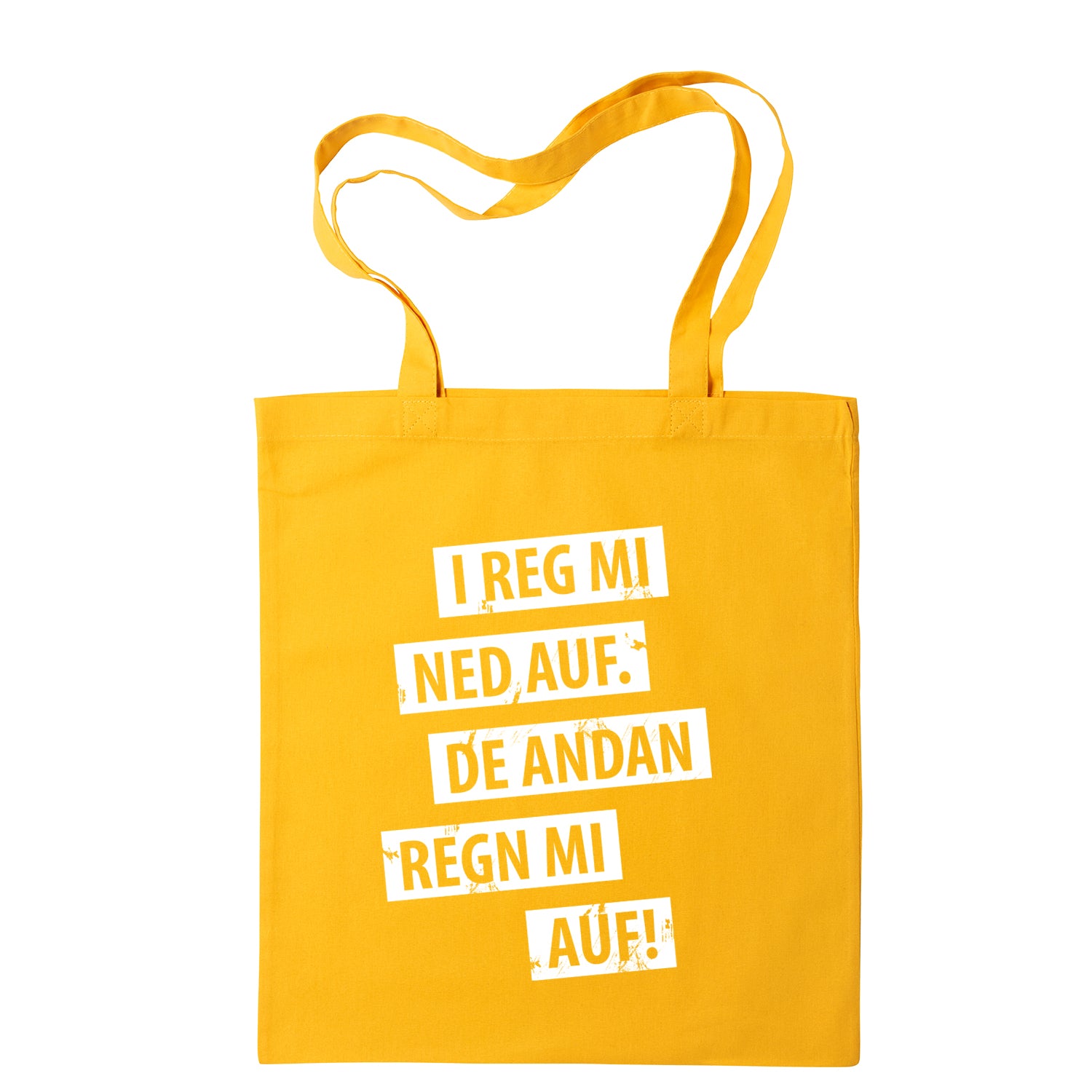 Tasche &quot;I reg mi ned auf&quot;